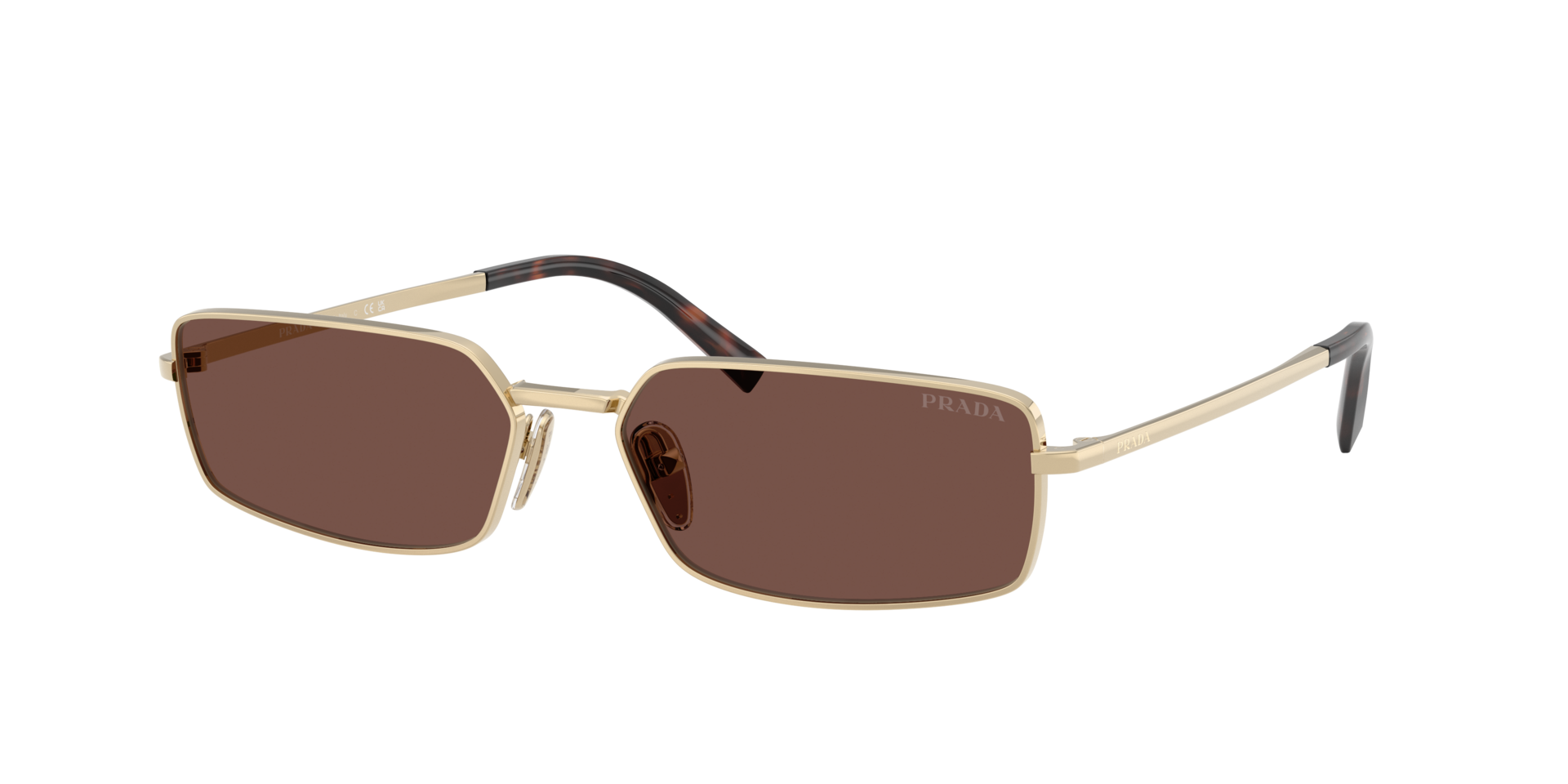 Prada PR A60S ZVN-80T 59-16 Açık Altın Güneş Gözlüğü